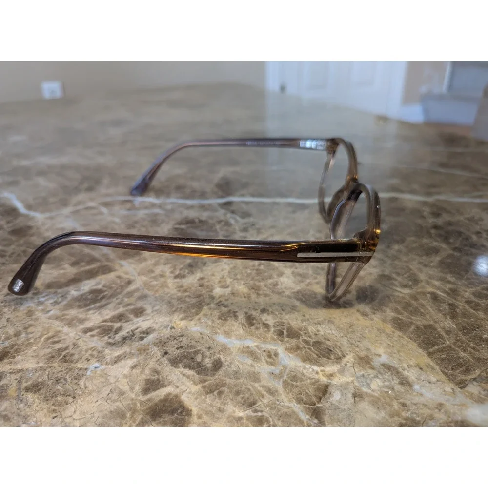 Tom Ford TF 5404 048 Light Brown Transparent Eyeglasses 53-15-140
